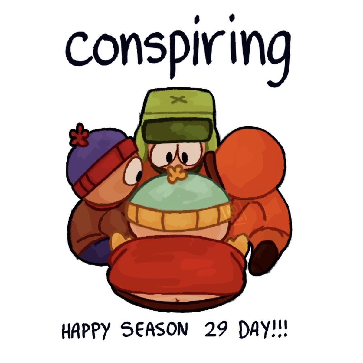 raineedropzz's tweet photo. HAPPY SEASON 29 DAYYYY🎉🎉 

(alt ver + ref in replies!!)
#SouthPark #sptwt #spkyle #spstan #spkenny #spcartman https://t.co/9tKO3VCPeu