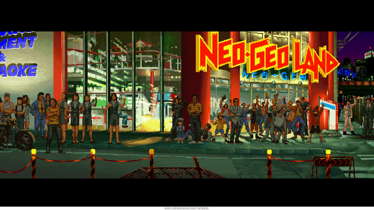 SNKPofficial_jp's tweet photo. 今日は #世界観光の日 🌎

『KOF』に数々登場する大阪・江坂へ！
KOFの世界を感じながら、ぜひ聖地巡礼してみてください👣✨ https://t.co/DXJkeLQRZt