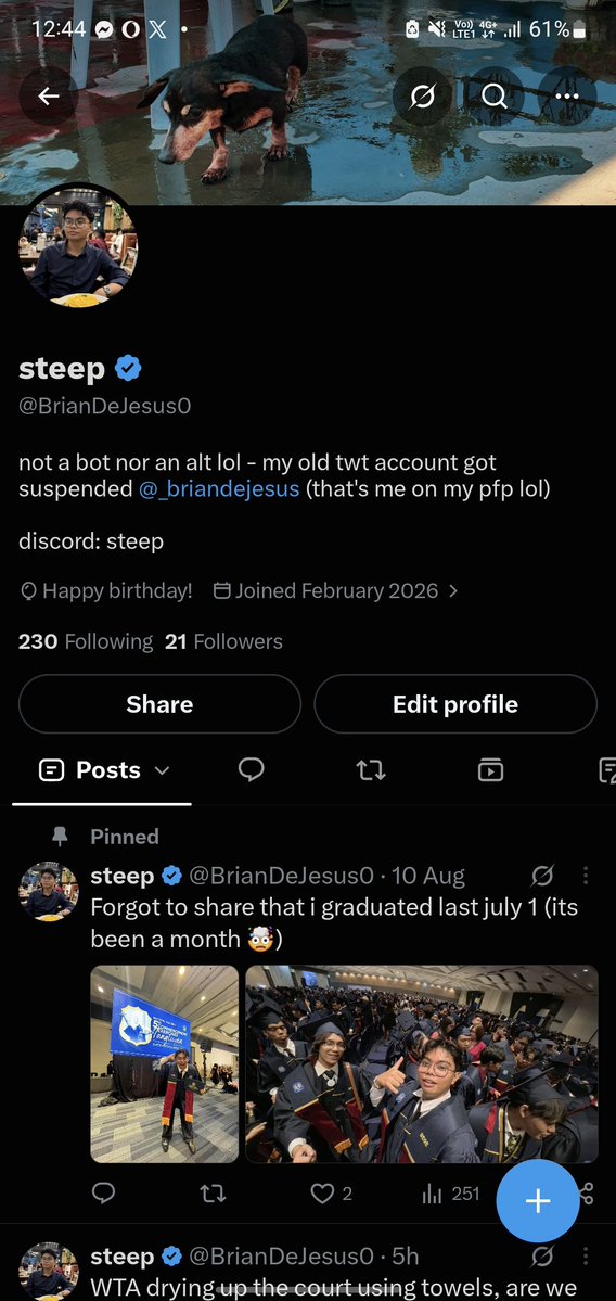 BrianDeJesus0's tweet photo. @Slotswithshib I would cash it 100%, today is my birthday and i will buy a nice cake or maybe save it. (Proof that is my bday today) https://t.co/O002McqehY