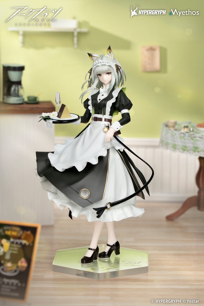 myethos_co's tweet photo. ✨New Figure Reveal✨
From Arknights, a new addition to the Gift+ series: "Kal'tsit: The Remains of Time VER." 1/8 Scale Figure ☕✨
Dressed in an elegant black-and-white maid outfit with her signature green accents, Kal'tsit is brought to life, capturing her calm and composed presence.
Stay tuned for more details!

#Arknights #Kaltsit