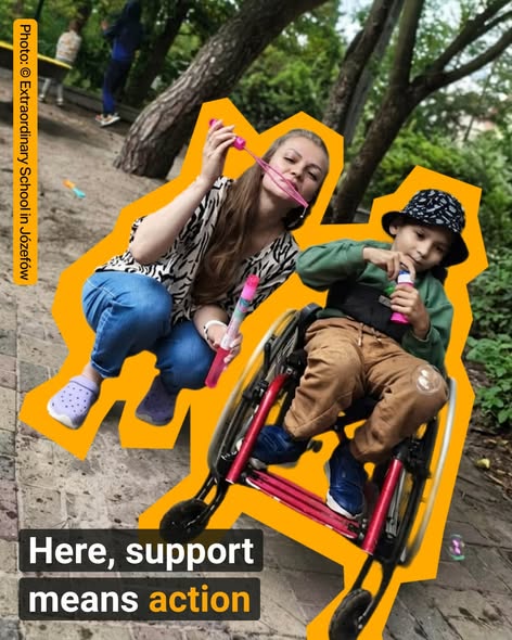 PLinSydney's tweet photo. Some Ukrainian children arrived in Poland carrying more than a backpack. They also carry fear. Trauma. Silence.
🏫 At the Extraordinary School in Józefów near Warsaw, around 200 children with disabilities – including 40 from Ukraine – learn, heal, and grow together. 🇵🇱🤝🇺🇦 https://t.co/HN3WmU7TVN
