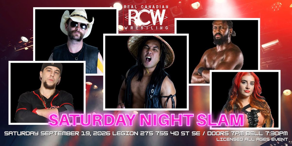 rcw_wrestle's tweet photo. We are back in action this week with 3 great events https://t.co/7daQqxzfDk