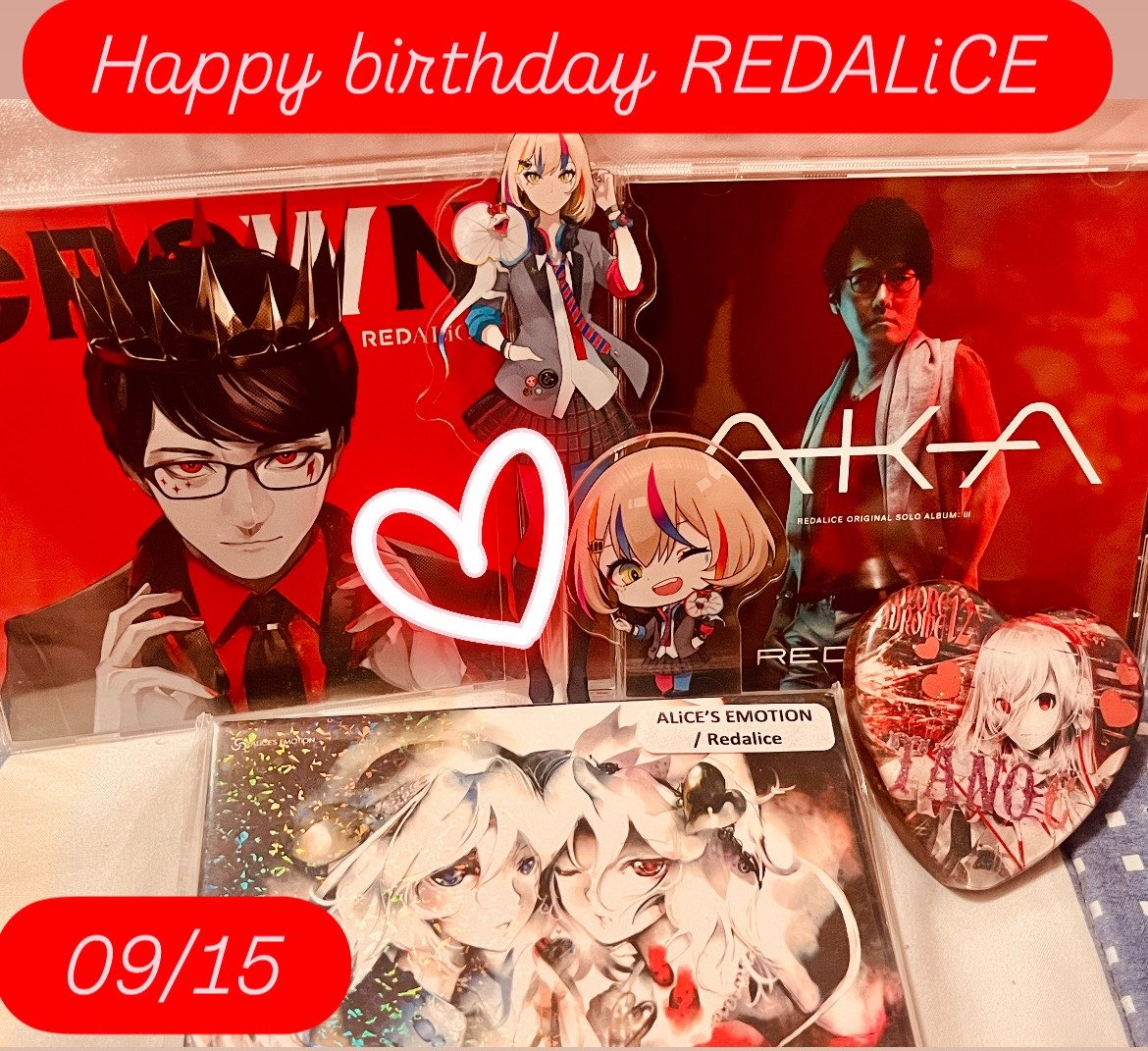 VividFragment's tweet photo. HBD REDALiCE ❤️❤️❤️ https://t.co/mj2BMoKNdb