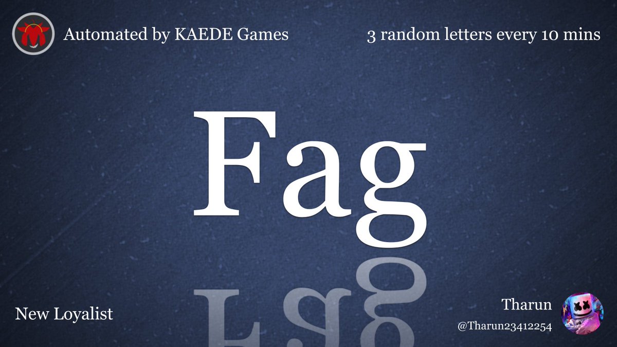 3letter_'s tweet photo. Fag https://t.co/KgtmopKK1n