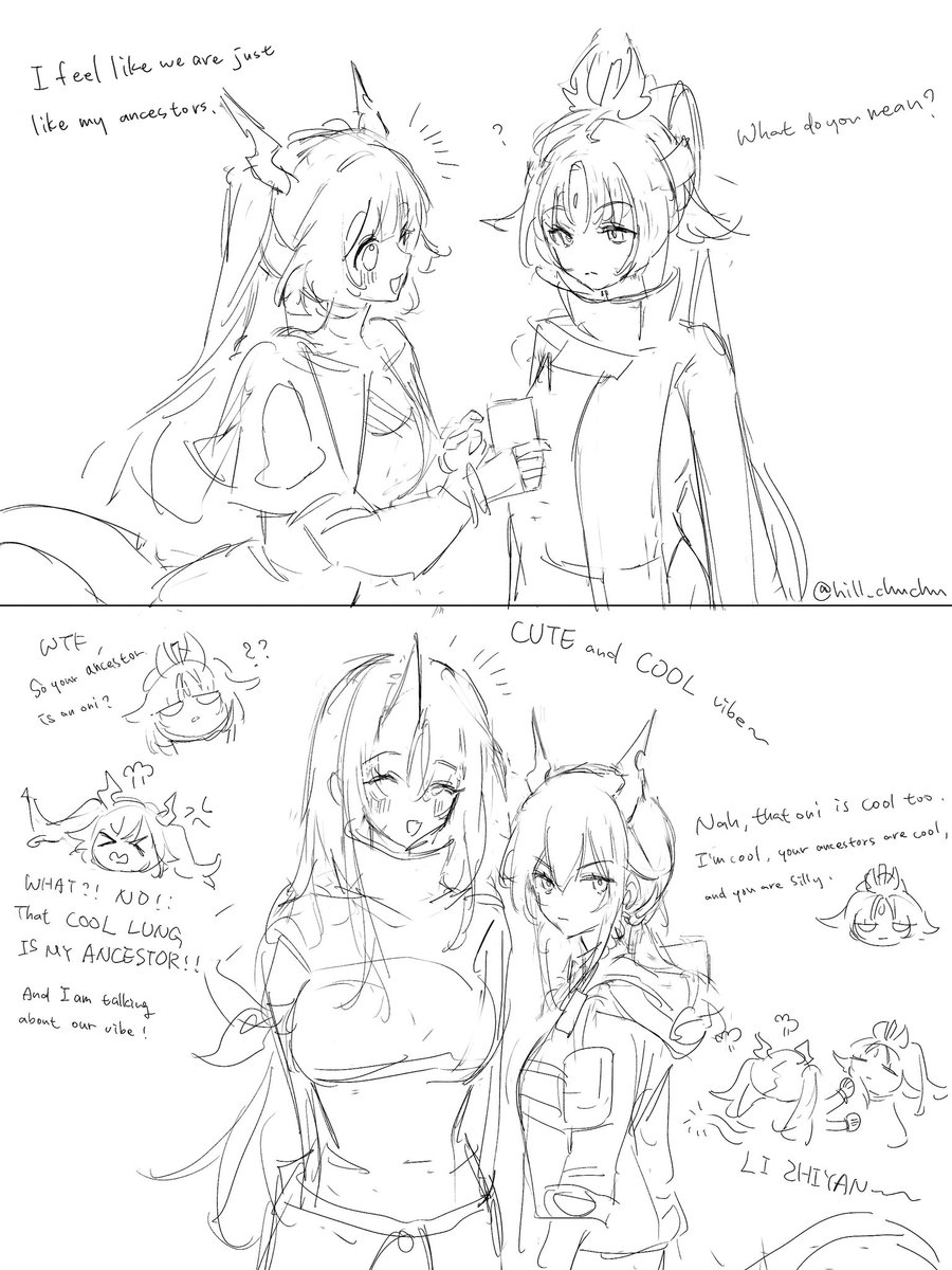 Prnsk199ii's tweet photo. My yuri ship type in Arknights https://t.co/rqMiDo3H94