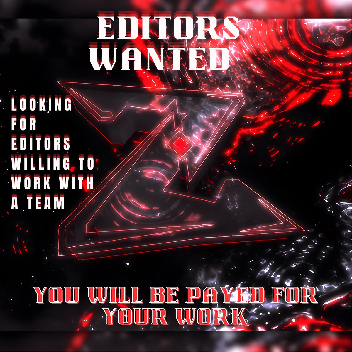 ZrKoLastFrame's tweet photo. If you are a editor or you do gfx and are willing to work with a team please dm me! https://t.co/bNKHOvPPmr
