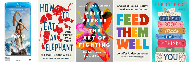 CHBoothLibrary's tweet photo. This week the Cyrenius H. Booth Library has 27 new books and one new movie.  New items include Moana, How to Eat an Elephant, The Art of Fighting, Feed Them Well, This Book Made Me Think of You, The Final Solution to the Jewish Question, and Plot Twist. https://t.co/fNXTnyKnUu https://t.co/8Mqg8o41LA