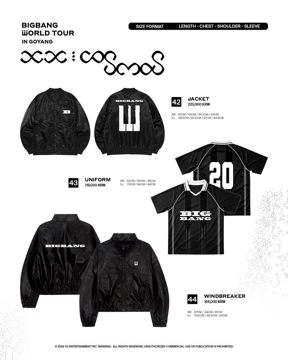 Lauttiga's tweet photo. Europe is getting completely ripped off with these prices. It started with tickets, and now it’s the merch. Converted to euros the jacket  : 220,000₩ is 139€, 230$ is 199€, yet in Paris it's 290€ 🤡 Apparently we are rich  ☠️  #bigbang https://t.co/mH4hXgmOz0