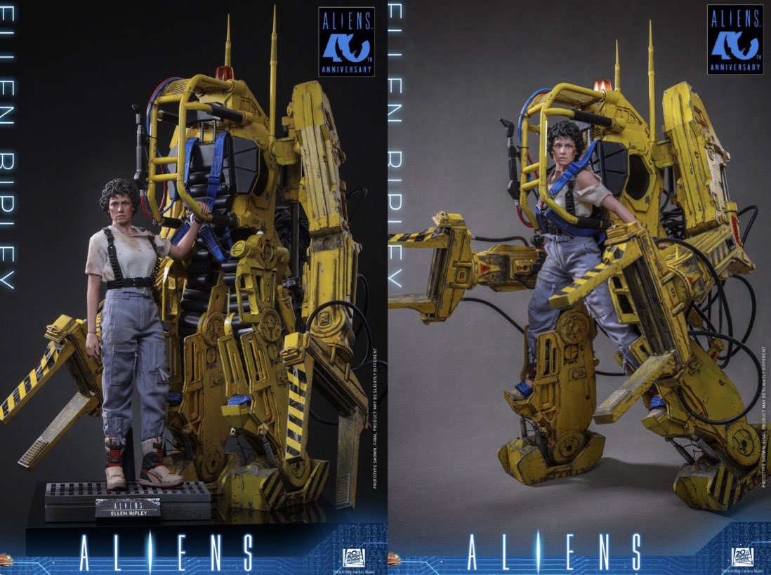 finalgirlsonia's tweet photo. NEW ELLEN RIPLEY AND POWER LOADER HOT TOY! OH MY GOD 😭 https://t.co/eNnyG6hagp