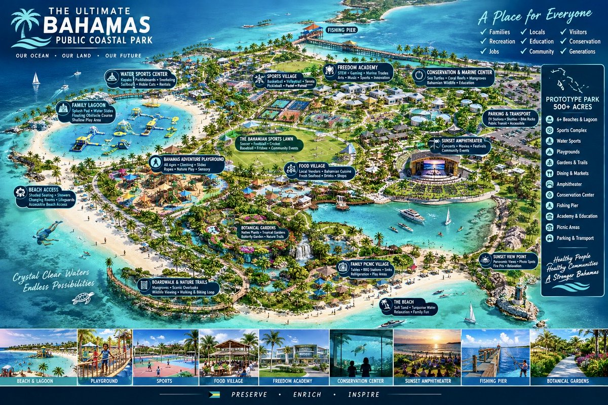 Bahamas242Crew's tweet photo. When public park spaces become global destinations. https://t.co/htstnDRg9a