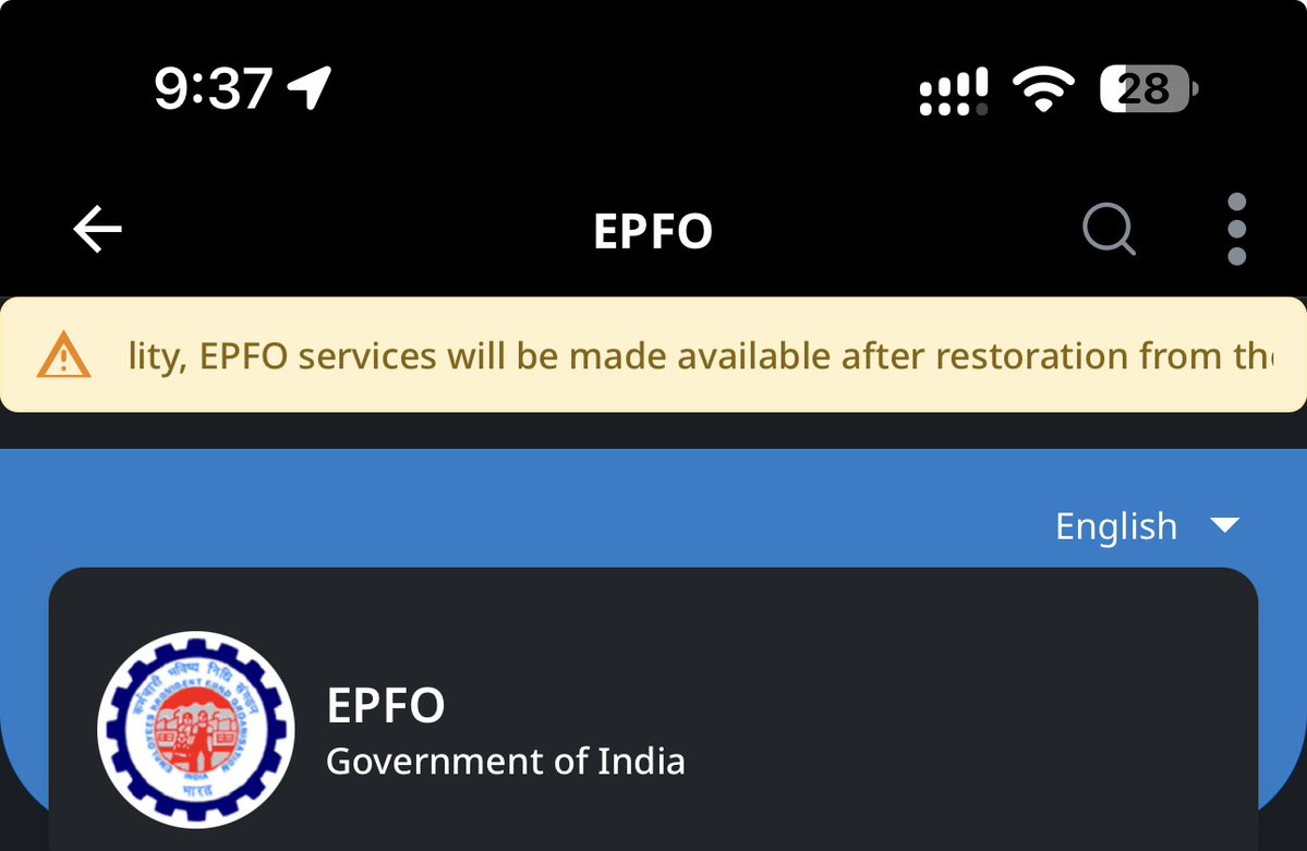replymanik's tweet photo. @officialepfo @indialaw @PMOIndia 
Any plans fixing this? https://t.co/LhHU6uTkvS