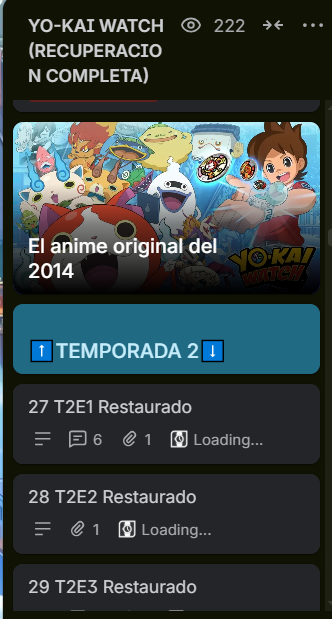 latinkaiteam's tweet photo. La temporada 2 fue restaurada al 100% en español latino, gracias por la espera. #yokaiwatch 
https://t.co/N2HgzJ3Ffz https://t.co/EpCs0UUy1K