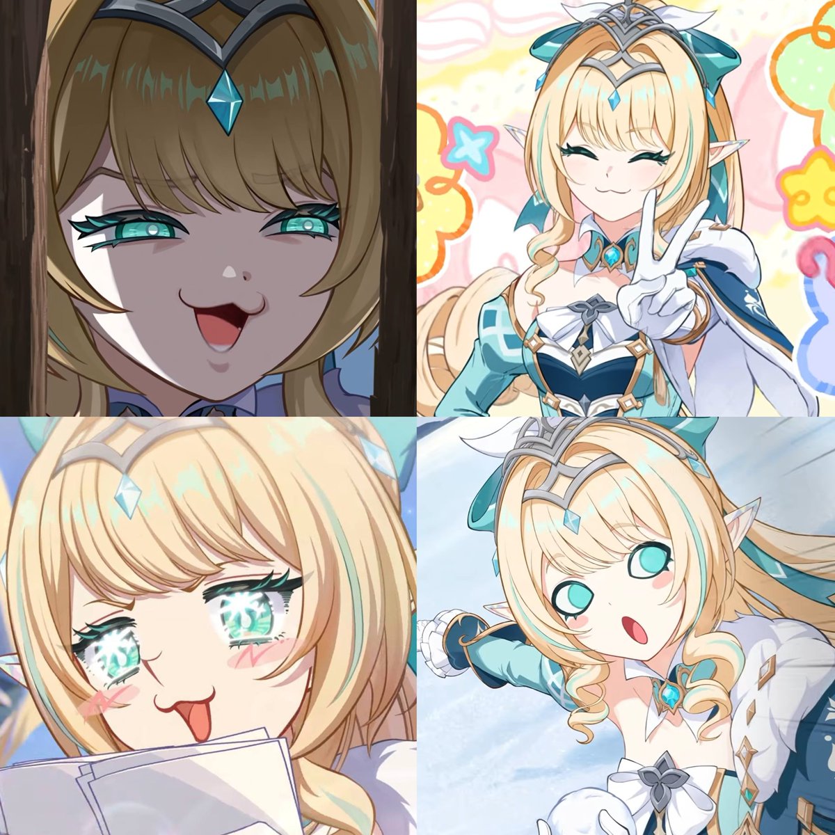GenshinUniverse's tweet photo. VESNA EXPRESSIONS 

#GenshinImpact https://t.co/LTymZ2PgQ5