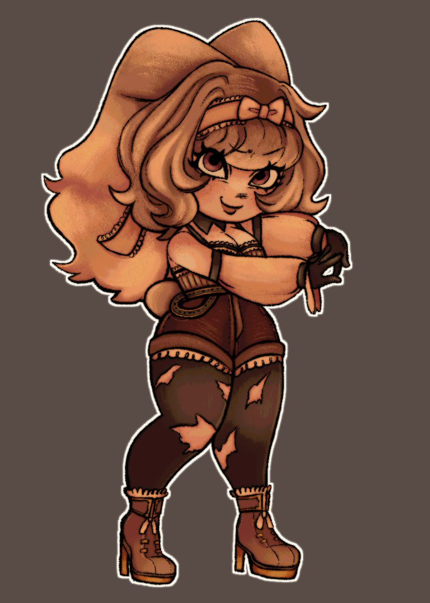 lumberriess's tweet photo. drawing chibis is hard  #pokemon #gijinka #ミミロップ https://t.co/xjOd9vy9UN