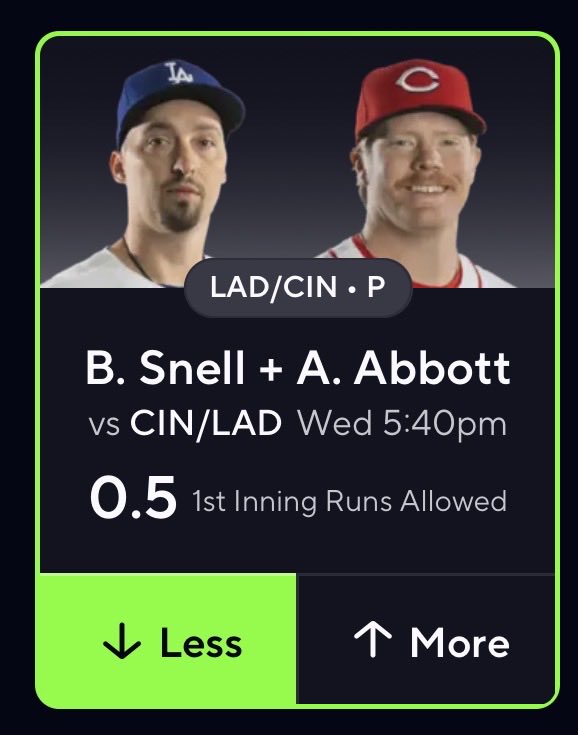 R1skyRich's tweet photo. MLB POTD ⚾️🚨

Like If You Are Tailing ❤️‍🔥

#MLBBetting #prizepickswinning #PrizePicks https://t.co/AiuLwTNMXe