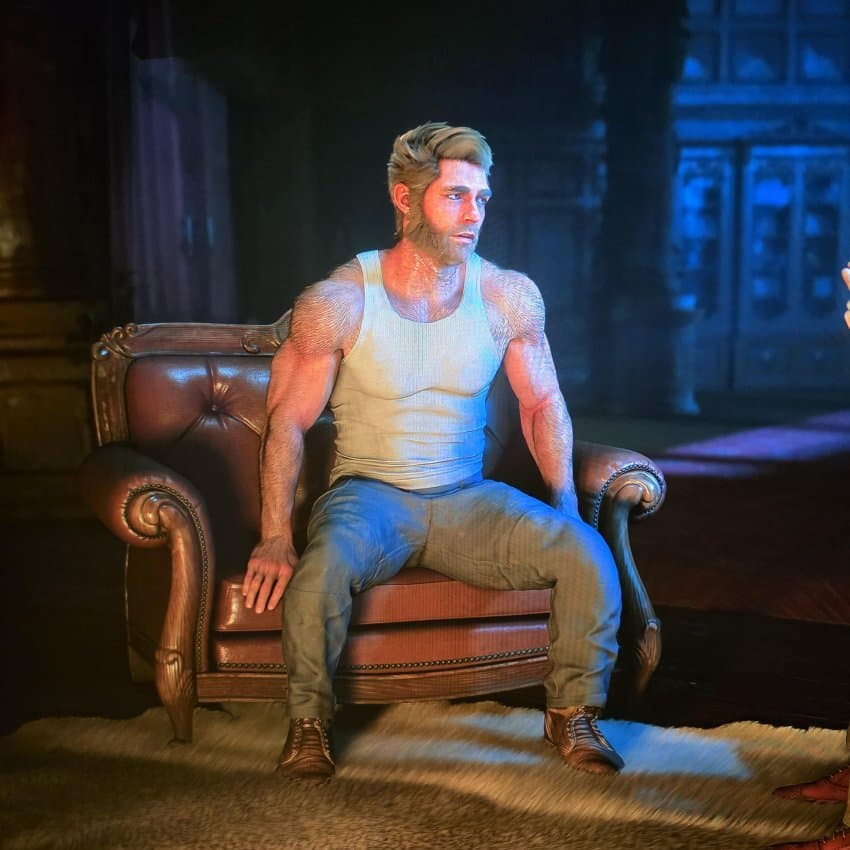 ShitpostRock's tweet photo. Whoever made this Wolverine model at Insomniac needs to get fired bro https://t.co/059ggahict