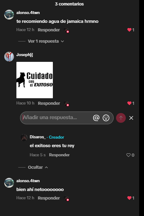 Disaross's tweet photo. Estos comentarios motivan a seguir csmre gracias gente https://t.co/cqqiHye1c0