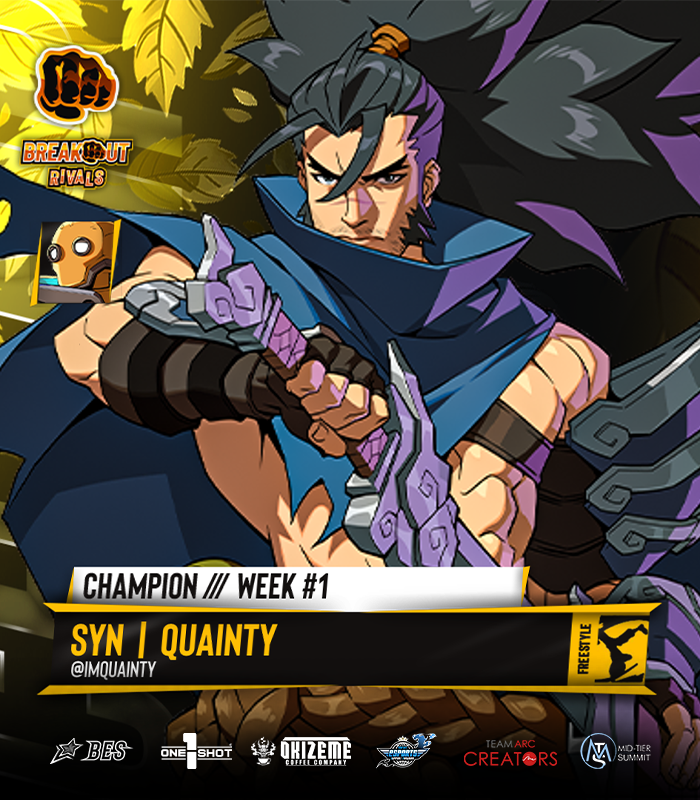 BreakoutES's tweet photo. π« BREAKOUT Rivals Fall 2026: 2XKO #1
Congratuations to @imquainty!!!
π
Your BES Top 8:
@TJ2POOP / @romerulez9 / @PRISM222 / @JustCapitalB_ / FJT / @Spork_kun / @Dapper_Dlnosaur
ποΈ Special Thanks to:
@MormonKombat & @Sloanic_FGC
#2XKO #BreakoutSeries https://t.co/D7YduH1zwl