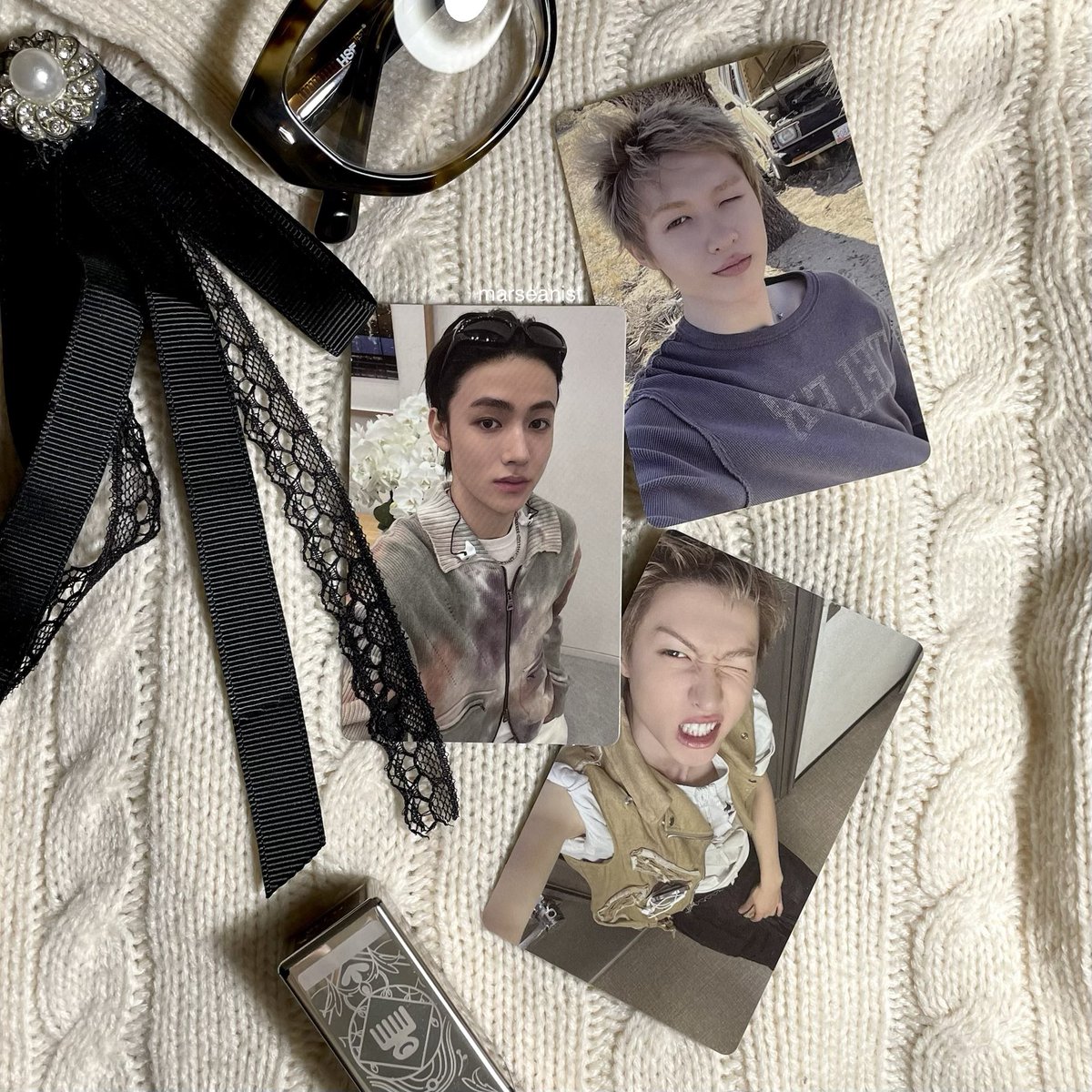 marseanist's tweet photo. [ 📨💭˖⁺‧₊˚ new maiiil ] 
#seonghyeon cantik on display ♡ can’t stop calling him pretty sumpah // with #martin as npc (lovingly) wkwk🤍

p.s. gonna keep updating my mails yang gaada habisnya ini, please bear with #marcìonhaul bentar ya✌️😅 https://t.co/YcXudb5vFR