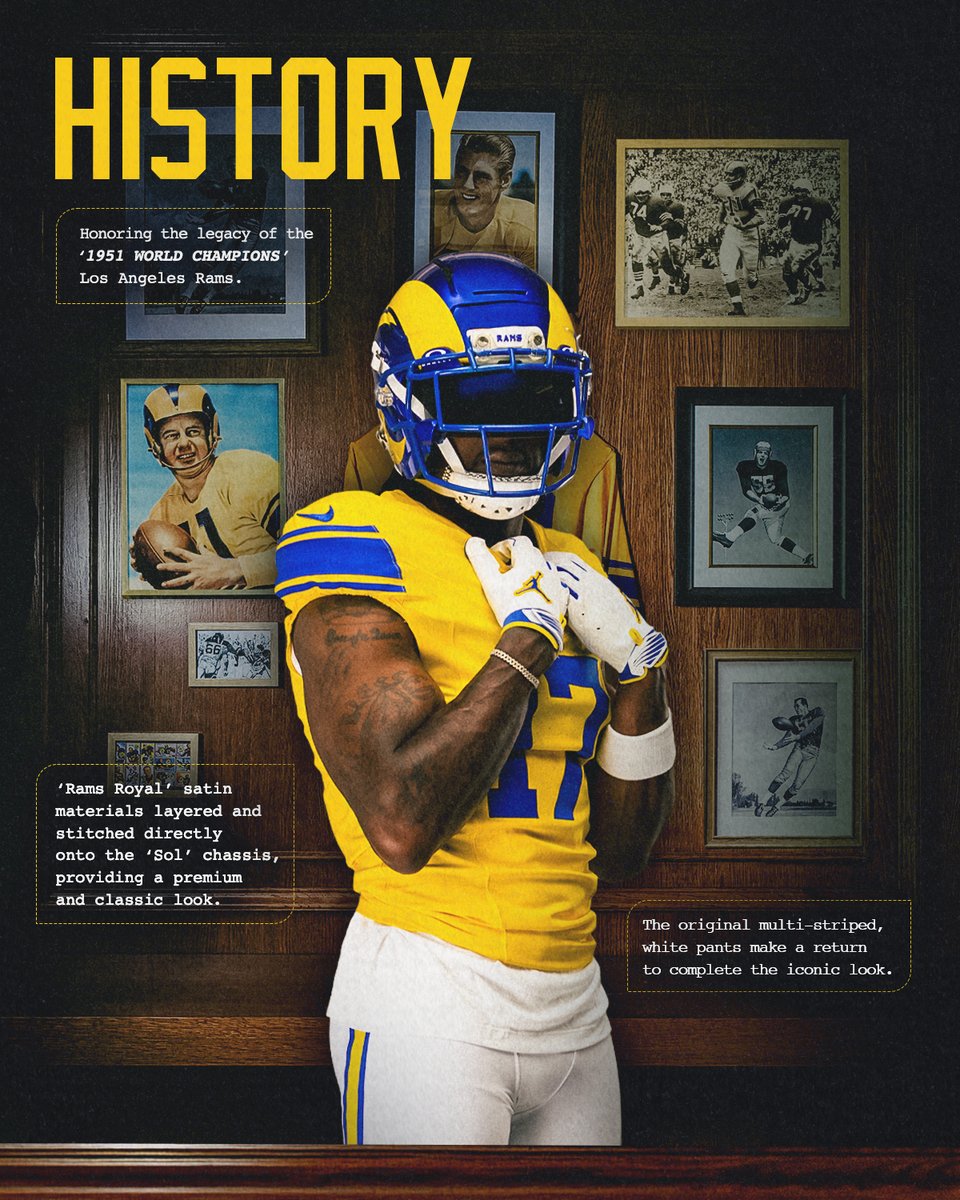 RamsNFL's tweet photo. Designed with heart and sol. https://t.co/W1gIEzn0y2