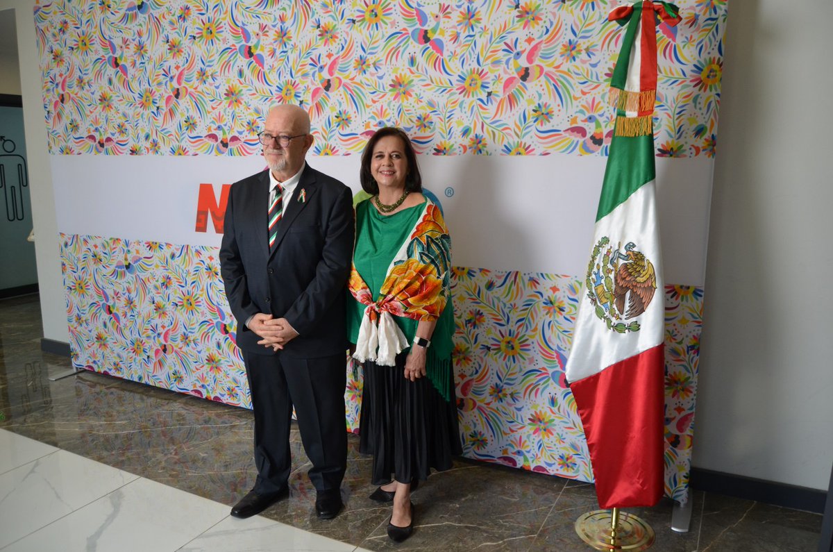 DplmtcObserver's tweet photo. THE 216th ANNIVERSARY OF MEXICAN INDEPENDENCE DAY WAS CELEBRATED IN ANKARA
A reception was held at the Zübeyde Hanım Social Centre in Ankara to mark the 216th anniversary of Mexican Independence Day, hosted by the Mexican Ambassador to Ankara, Francisco Javier Díaz de León, and https://t.co/MDlH5NsMNM