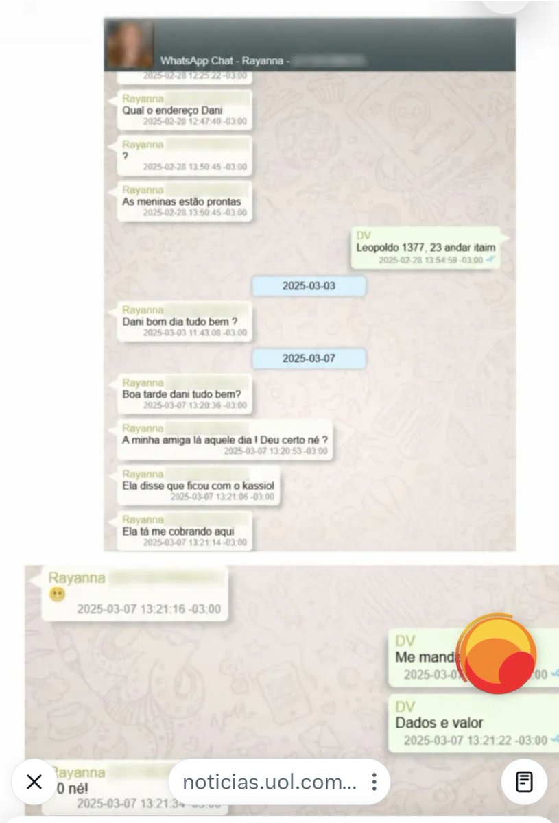 DanielOpotiguar's tweet photo. André Mendonça, "um homem de Deus", expôs Gonet por ter fumado charuto com Vorcaro e outros numa roda e acobertou isto aqui: o min Kassio Nunes dando calote numa garota de programa e botando o Vorcaro para pagar. Mostrem isso aos evangélicos, só para a gente olhar a reação... https://t.co/UJW1d6f6dh