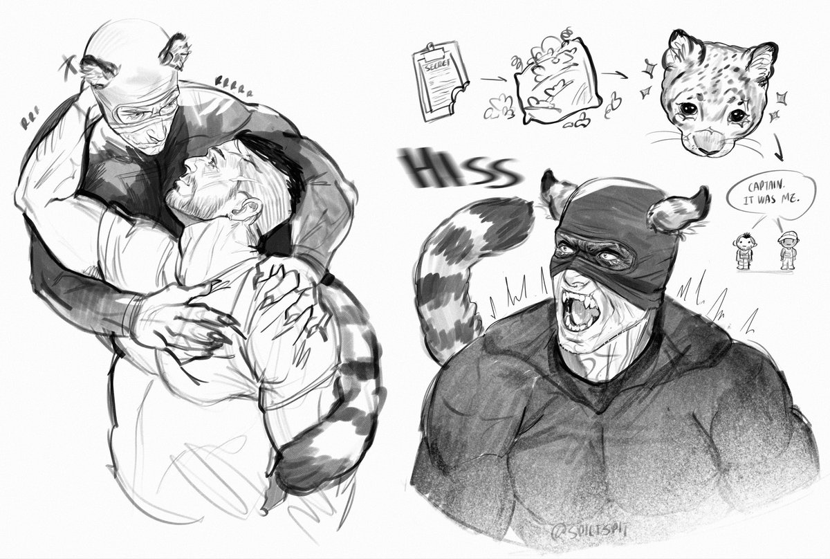 SpiltSpit's tweet photo. Big kitty scritches (snow leopard ghost)
#simonghostriley #ghostsoap https://t.co/rV6fV1A2R4