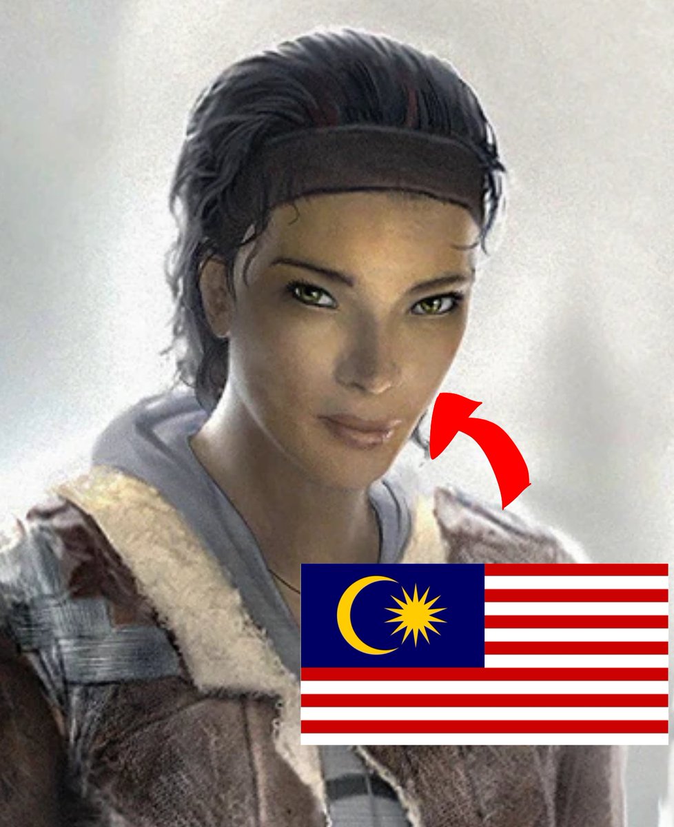 OldGvideo06's tweet photo. Half-Life fact:

Alyx Vance is a Malaysian-American character because his father Eli Vance married to the Malaysian woman, Azian. https://t.co/xqPl4ChmsY