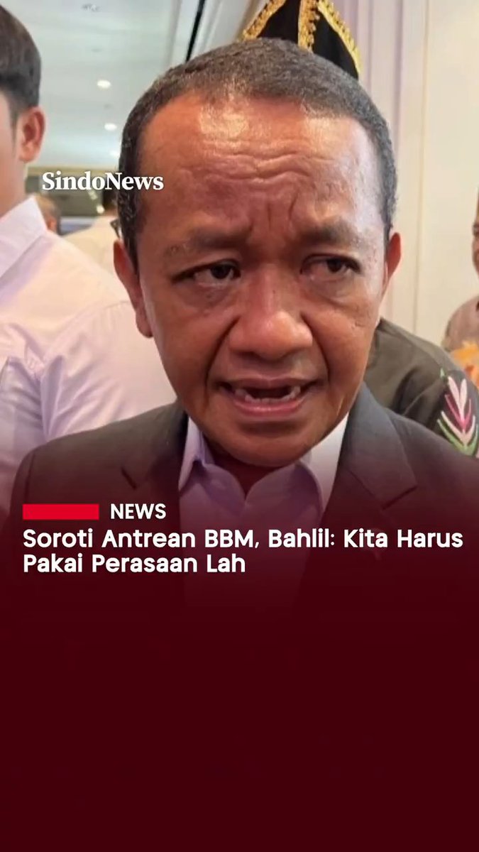 ArusPolitik_'s tweet photo. Perasaan Rakyat Sudah MUAK Dengan Lu!

Soroti Antrean BBM, Bahlil: Kita Harus Pakai Perasaan Lah https://t.co/TG4vsagn8A