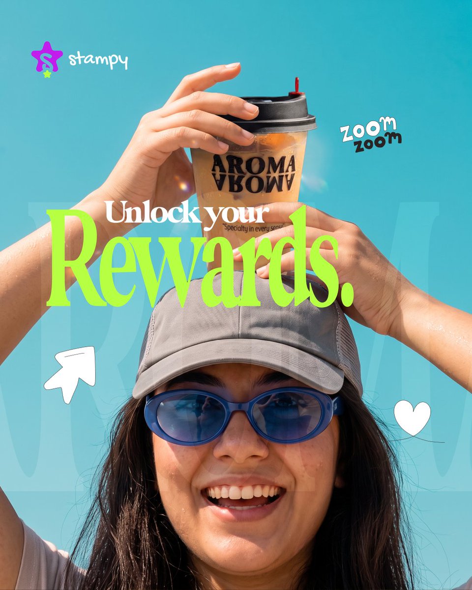 stampy_app's tweet photo. AROMA is now on Stampy. ☕✨

Keep ordering your coffee, keep stacking stamps, and your next coffee is on the house when you complete your AROMA stamps. ⭐️

🔗 Scan in-Cafe or Download Stampy Now
#Islamabad #IslamabadCafes #CoffeeIslamabad #CoffeeLovers #Stampy https://t.co/ksEYcsG12n
