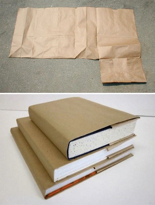 ThatEricAlper's tweet photo. Remember textbook covers from grocery bags? https://t.co/zuCo5zIcVS