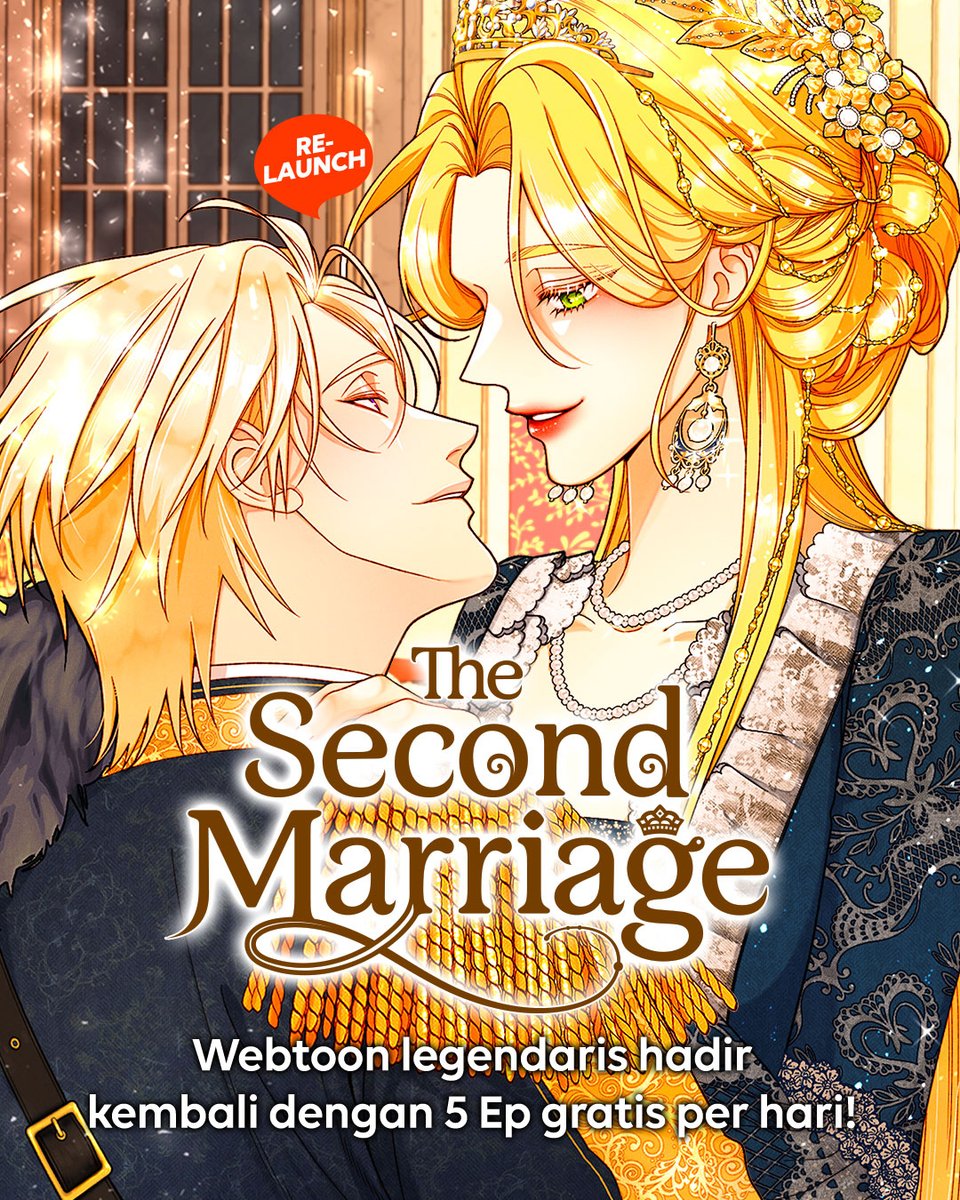 webtoonid's tweet photo. Webtoon legendaris 'The Second Marriage' rilis kembali dengan 5 Episode GRATIS setiap hari 🤩 🤩 🤩
👉🏼 https://t.co/eFyhPK7nvX
Baca 'Relaunch Legendaris - The Second Marriage (The Remarried Empress)' sekarang hanya di #WEBTOONID #TheSecondMarriage #TheRemarriedEmpress https://t.co/osaYMiHICy