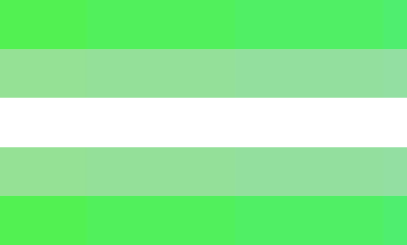GalactaSpider's tweet photo. transgender flag but green for people who are transgender but green https://t.co/13rGngHQdu