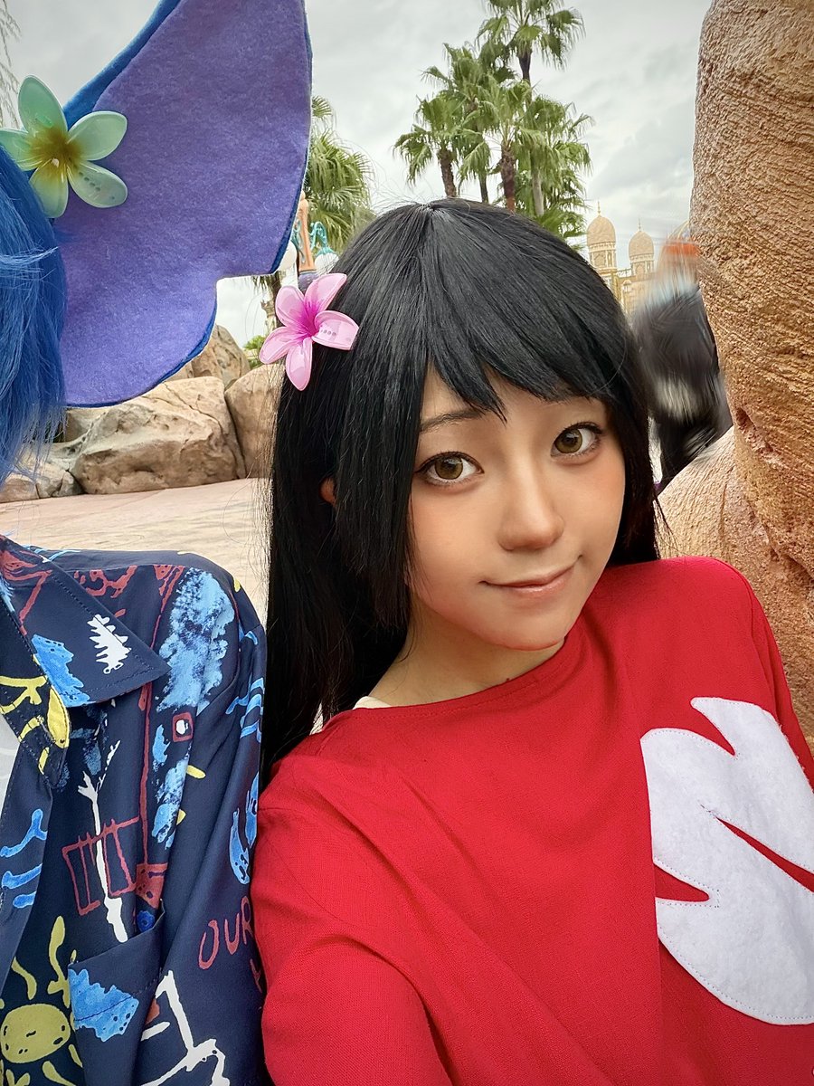 aoppoiao's tweet photo. スニークはスティッチとリロ💙🌺
#Dハロ仮装
#Dハロ仮装2026 https://t.co/HLfxWZYkLB