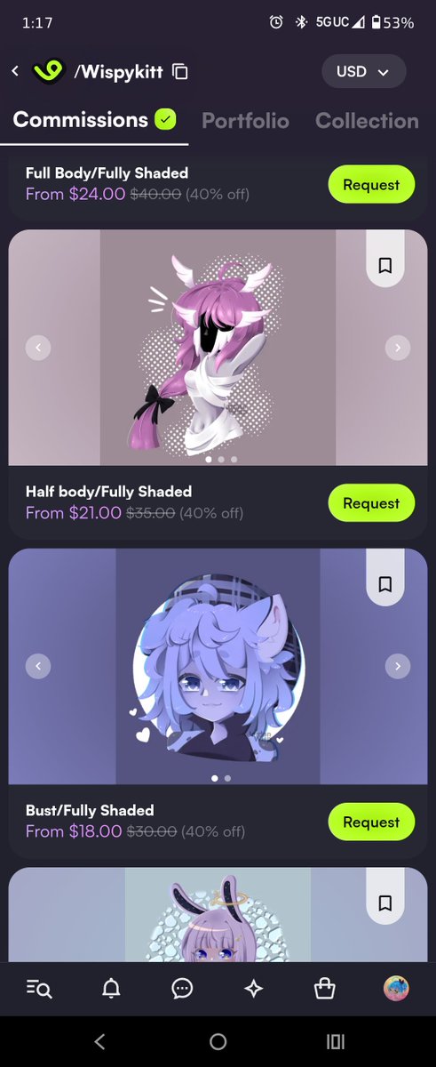 WispyKitt's tweet photo. My art coms are 40% off right now, get em while prices are low 👉👈😗
https://t.co/mNC840kZDT

#vgen #VgenCommㅤ #Vgencommissionㅤ #vgencms #digitalartㅤㅤㅤㅤ #artcommissions #artpromotion #fyp #vgenartist https://t.co/UgquagYBQl
