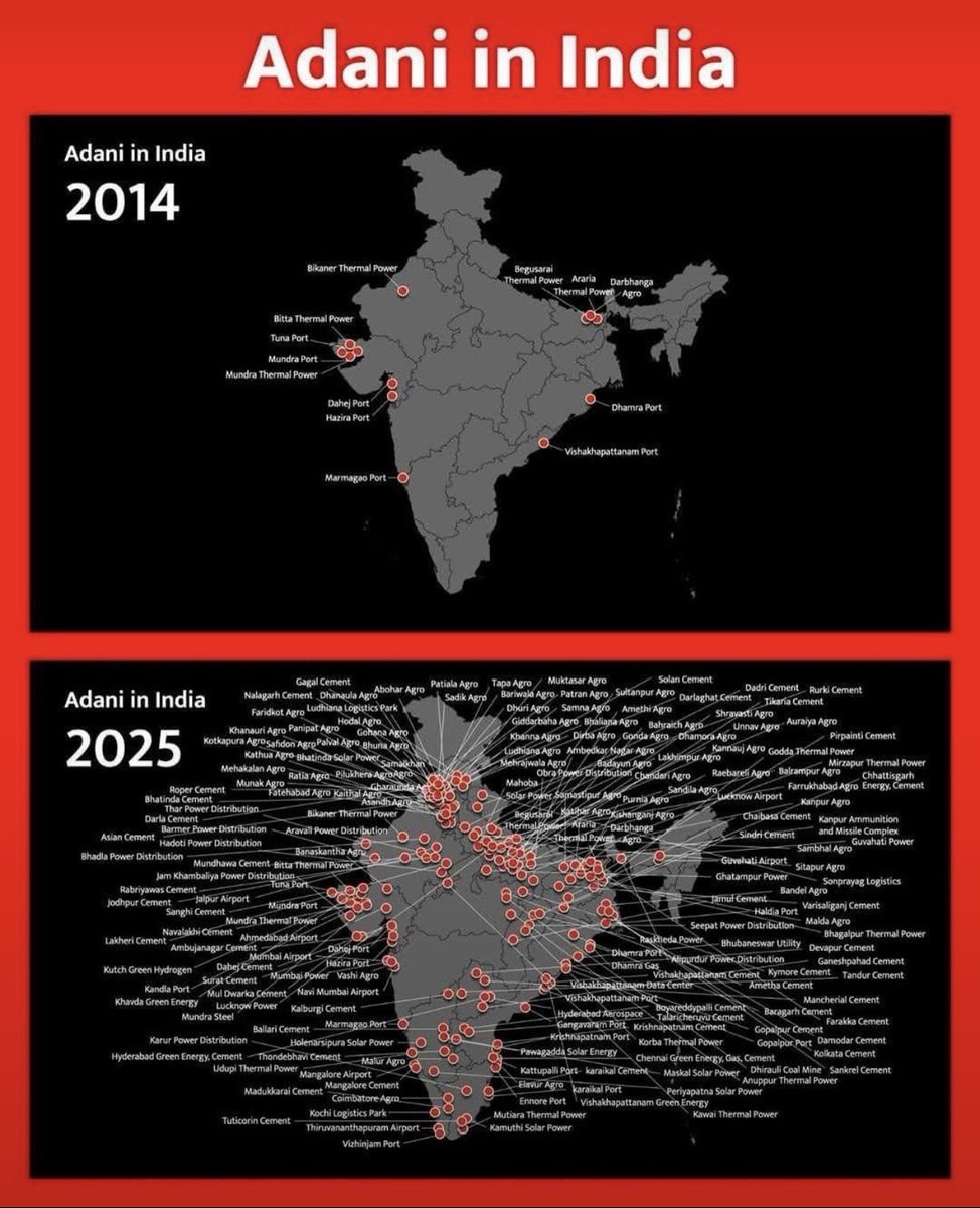 pbhushan1's tweet photo. Modi promised Achche Din in 2014. He has certainly delivered them, for Adani at least! https://t.co/6wiWGB0BZB