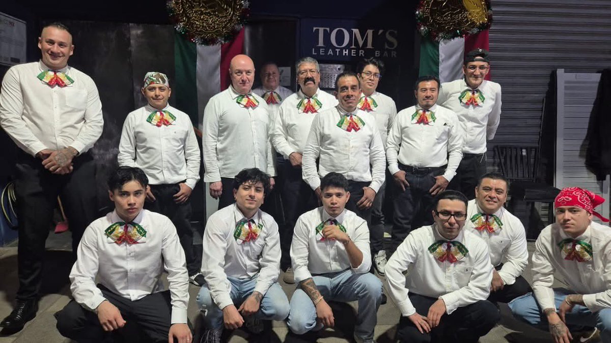 TOMSLeather's tweet photo. Vente a dar El Grito con el mejor y más guapo equipo en #TOMSLeatherBar https://t.co/cZp8fQjY4f