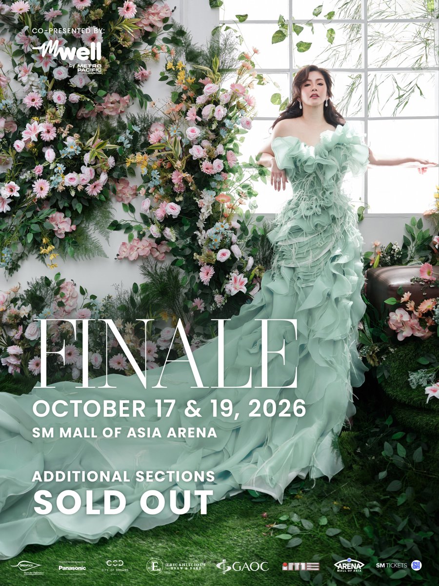 iMusicEnt_Inc's tweet photo. F I N A L E | October 17 &amp; 19, 2026 8:00 PM

ADDITIONAL SECTIONS WITH OBSTRUCTED VIEW SOLD OUT!

Thank you so much! 

Follow @iMusicEnt_Inc and Official SM Ticket channels for concert updates.

#RVAFinaleConcert https://t.co/XmGezGXBmg