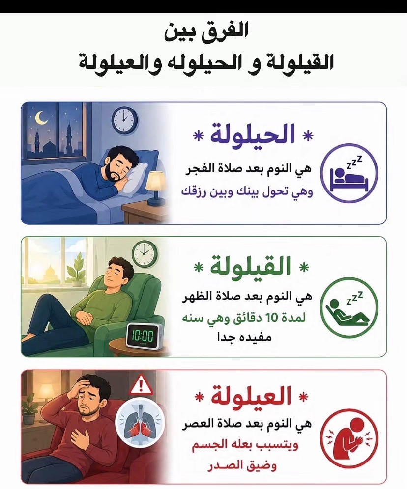 JazzarMohanad's tweet photo. الفرق بين
القيلولة والحيلوله والعيلولة https://t.co/JvBlgvO6sd