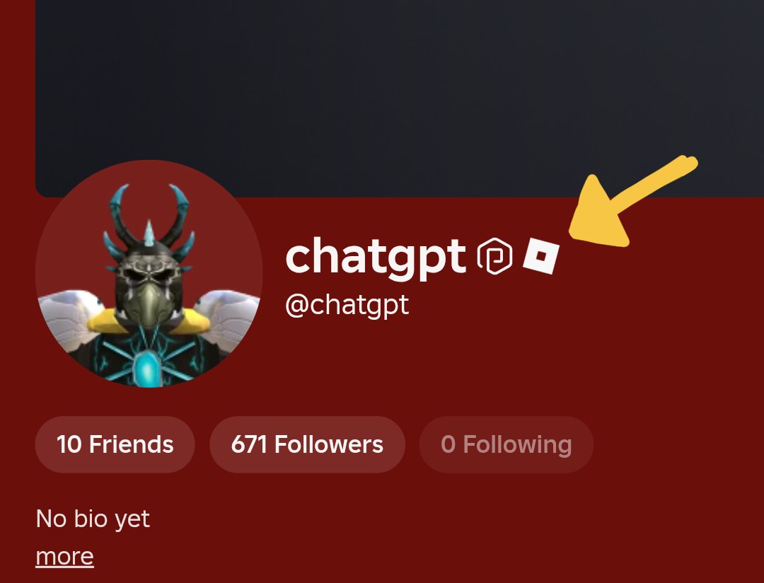 imredshift's tweet photo. "ChatGPT" is a Roblox Administrator https://t.co/hv86v92Nun