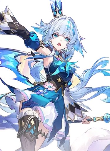 Inuu49's tweet photo. @honkaistarrail Can I copy your homework?

Yeah, just make the hair longer and dress red and white. https://t.co/xtlLbVYvJh