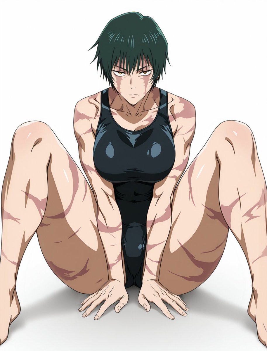 kre1van's tweet photo. Maki Zenin #JujutsuKaisen #anime https://t.co/XpB7KHJTyN