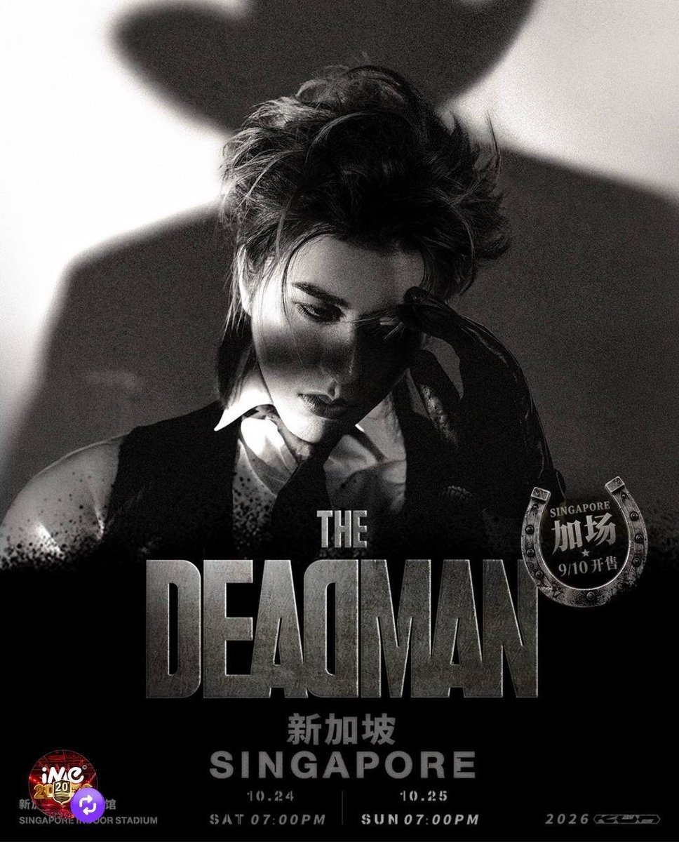 yan_cao1's tweet photo. Selling KUN "THE DEADMAN" tickets – Singapore, 24 Oct 2026.
Cat 1 x2, Cat 3 x2, Cat 7 x1 (transferable e-tickets). Can meet near Orchard MRT to transfer. DM if interested!
#KUNinSG #KUNinSingapore #CaiXuKun #蔡徐坤TheDeadman演唱会 https://t.co/k8noxwXjsL