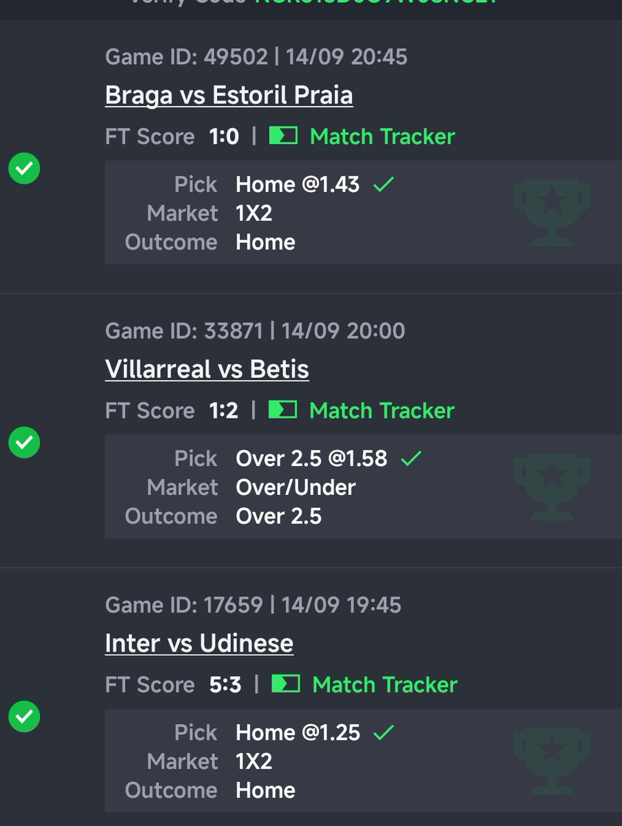 Bvxrmr1's tweet photo. Booom ✅✅✅✅✅✅✅✅✅✅✅✅✅✅
Congratulations 🎉🎉🎉🎉🎉🎉🎉🎉🎉🎉🎉 prediction won🎉

LINK 🖇️ https://t.co/bJxqNPF44o

#TrendingNow #trending #sportyforeverybody #Sportybetcode https://t.co/nMWgvF6bGV