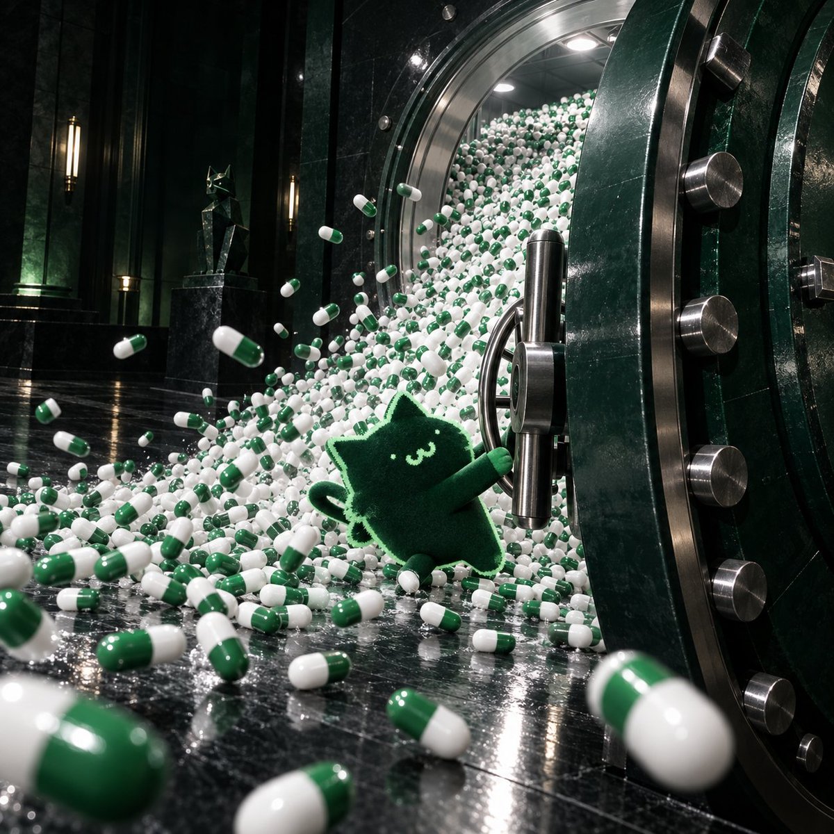 PumpCatx_'s tweet photo. Day 2 of Holder Rewards

4.4 Million $PUMP distributed to holders so far.

we’re gonna need a bigger vault. https://t.co/zx9UruWTpO