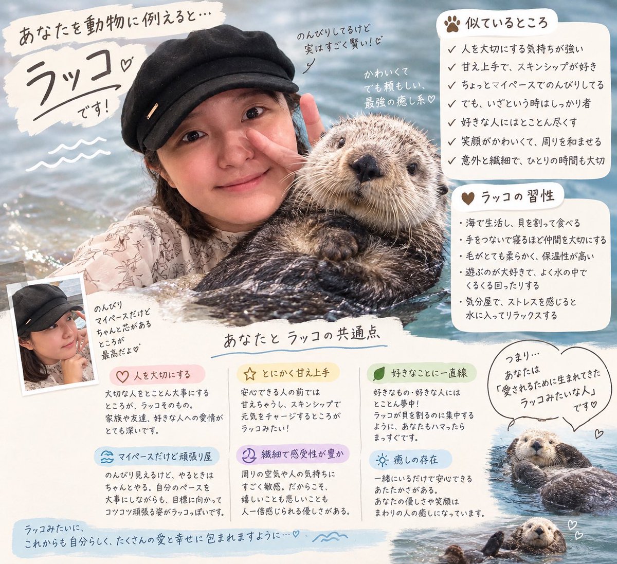 manami_mikan03's tweet photo. みんなやってるから
やってみた
当たっ��いる🦦 https://t.co/gdAifXpjWv