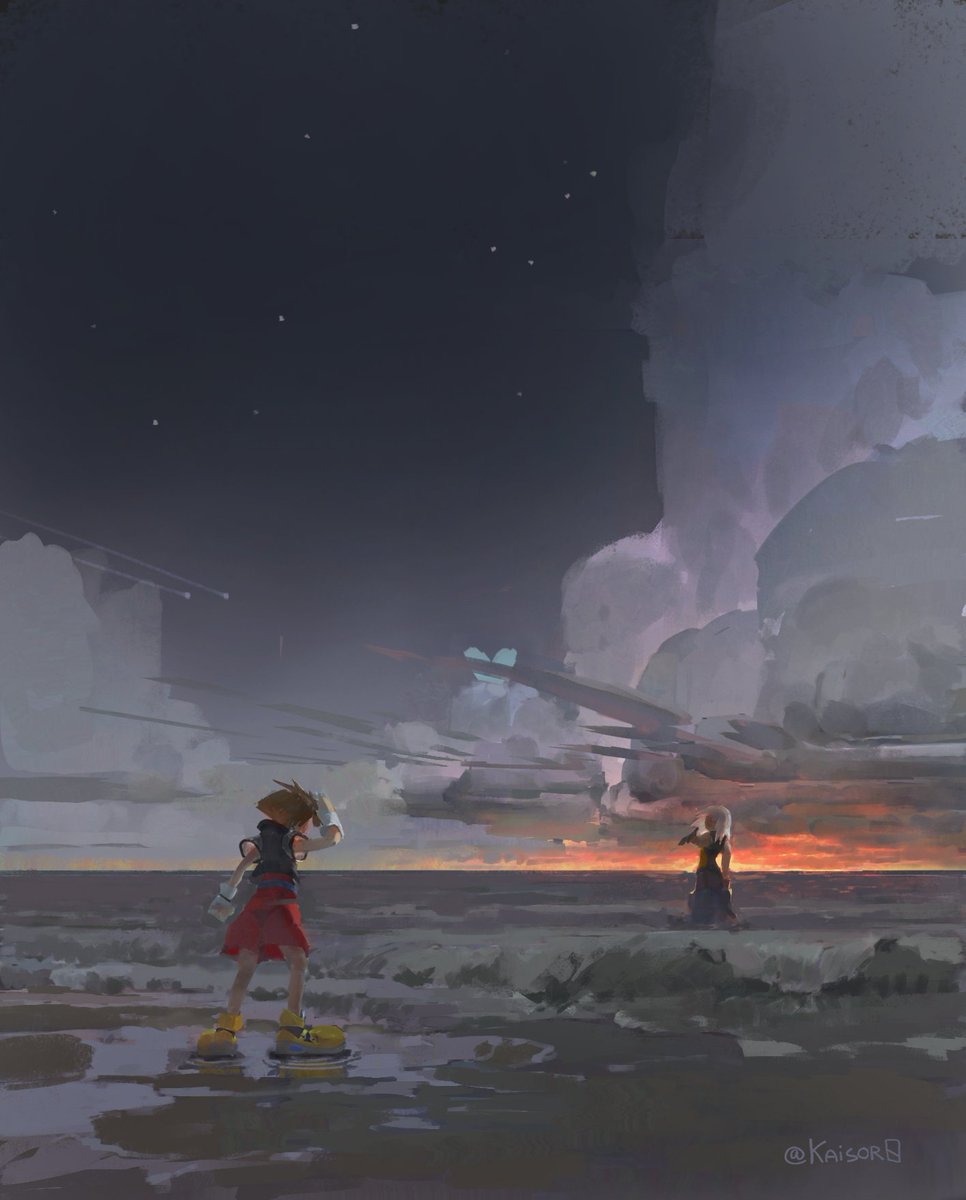 kaisor0's tweet photo. "A storm...?"

#kh #kingdomhearts #sora #riku #art https://t.co/uh2XlMo8wH
