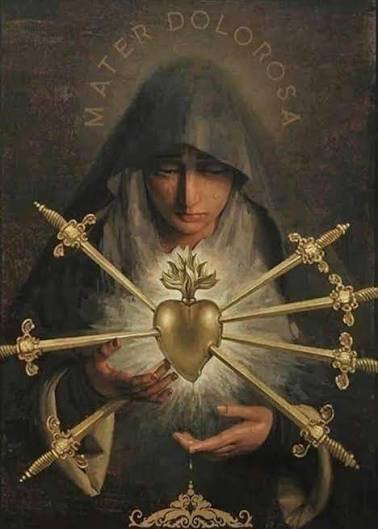 FrMikeCSC's tweet photo. Our Lady of Sorrows, patroness of the Congregation of Holy Cross: pray for us who have recourse to thee! https://t.co/Whh1wCpzLv