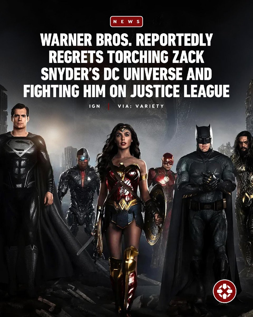 IGN's tweet photo. Zack Snyder said the implosion of his DC universe was a "low point" and revealed that a former Warner Bros. executive told him that he was "right about everything." https://t.co/F6wwQ5Zu0x https://t.co/GTGweGtGzu