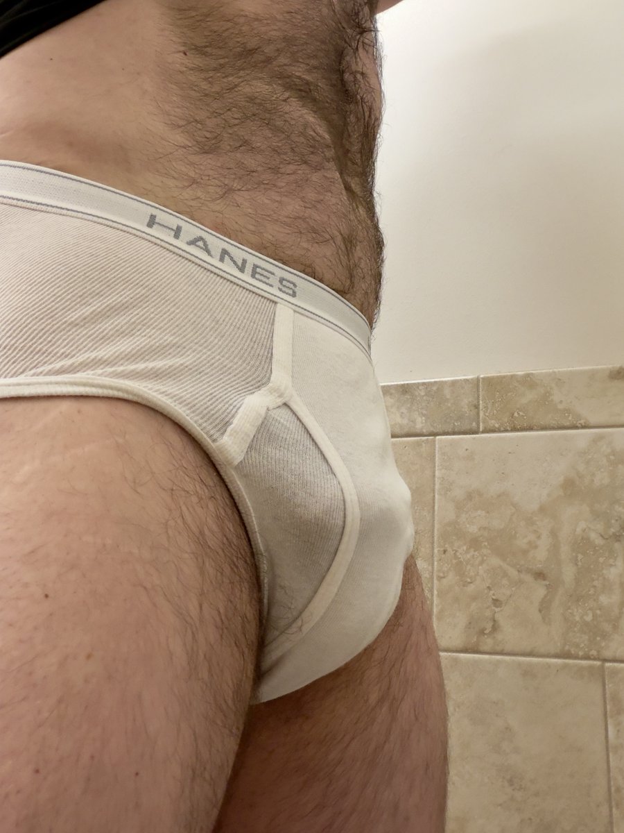 DadUnbuttoned's tweet photo. My tighty whities got a little worked during my workout. Who wants to get in there? https://t.co/QTV93Pk0CE